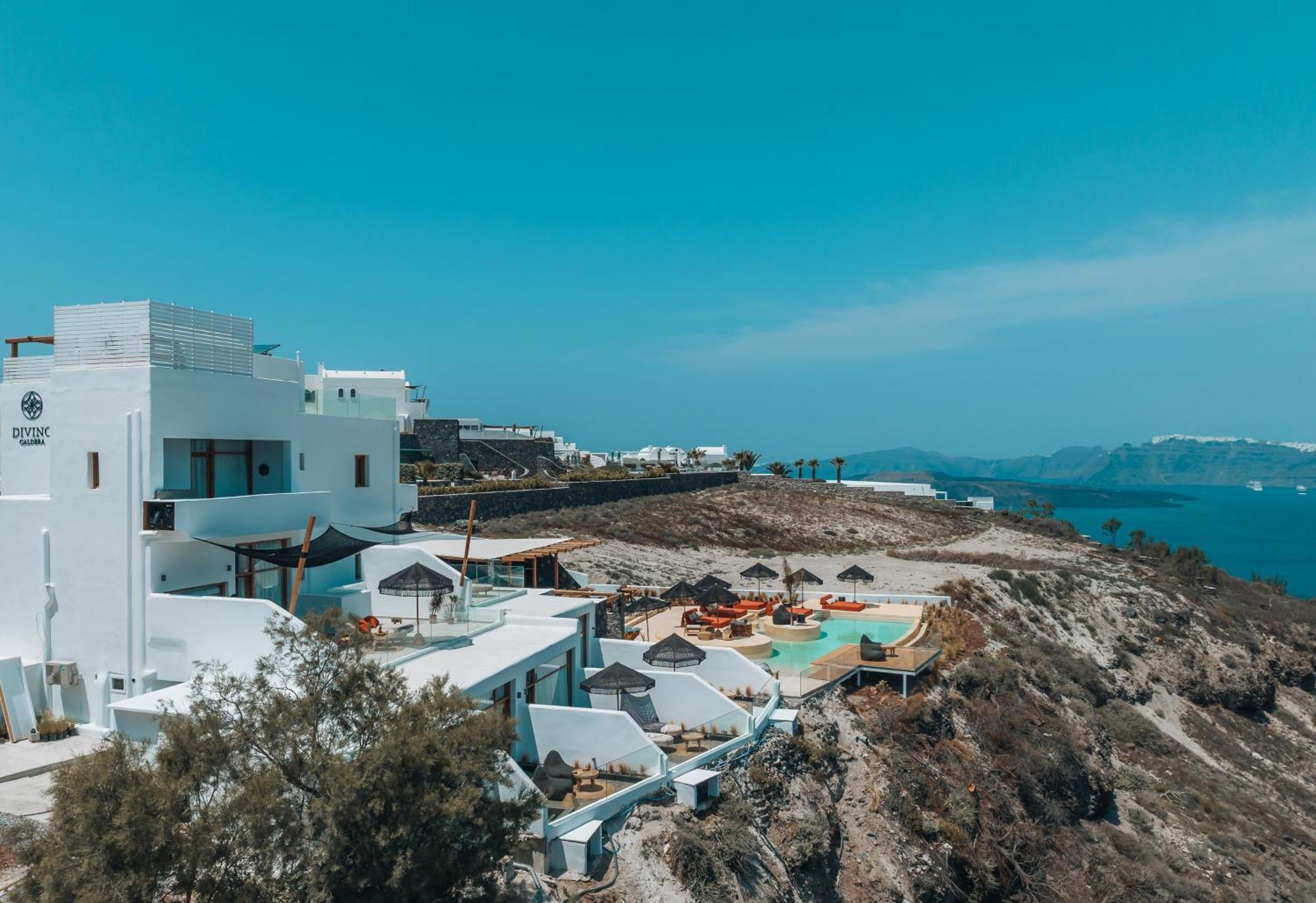 Divino Caldera Hotel Akrotírion Exterior foto